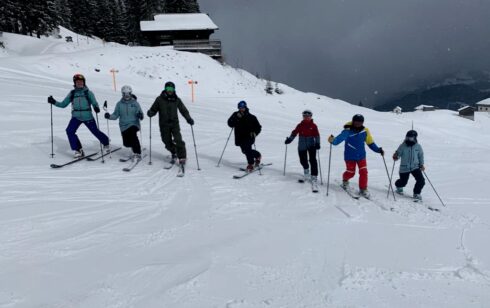 Gruppenunterricht Ski